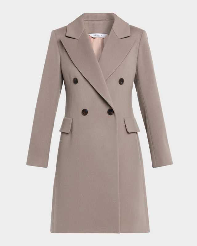 Kaia Double-Breasted Italian Wool Jacket